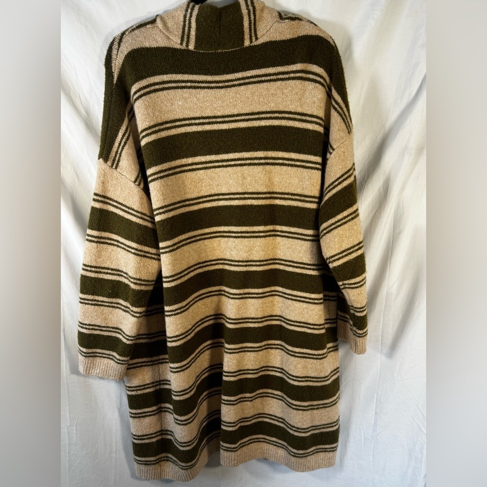 Knox Rose Striped Long Cardigan Size XXL - Picture 2 of 7